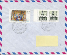 Chile Air Mail Cover Sent To Denmark 20-9-1996 Topic Stamps - Chile