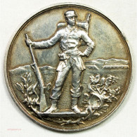 Médaille Argent Prix, Honneur 1904 Offerte Par Mr E. Dupont Sénateur Oise - Professionali/Di Società