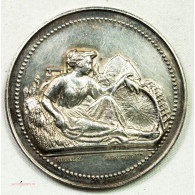 Médaille Argent Agriculture De BEAUVAIS 1884, Cantonal BRESLES Par ROGAT - Professionnels/De Société
