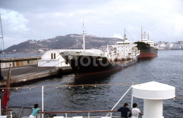 1980 MARMARA SHIP TANKER PUERTO CEUTA AFRICA ESPANA SPAIN 35mm AMATEUR DIAPOSITIVE SLIDE Not PHOTO No FOTO NB4139 - Diapositive