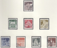 BRD  489-503, Gestempelt, Deutsche Bauwerke, 1966 - Used Stamps