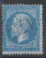 Lot N°83458   N°22, Oblitéré GC 1763 ROYAT(62), Indice 20  Ou 1763 HATTEN(67), Indice 13 - 1862 Napoleon III