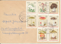 Germany DDR Registered Cover Ueckermünde 6-4-1974 With Minisheet And Stamps Also On The Backside Of The Cover - Cartas & Documentos