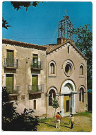 FACHADA DEL SANTUARIO Y HOSPEDERIA.- SANTUARIO NUESTRA SEÑORA DE LA SALUD DE TERRADAS / GIRONA.- ( CATALUNYA ) - Gerona