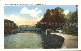 71911275 Albany_New_York Lake Bridge Washington Park - Andere & Zonder Classificatie