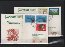 Schweiz Luftpost FFC  Air Lingus 124.1974 Genf - Dublin VV - First Flight Covers