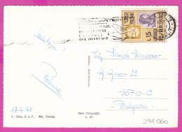 294060 / Italy - TRIESTE - Riva 3 Novembre PC 1963 USED 15 L Stamps On Stamps Day Of The Stamp Flamme Post - 1961-70: Marcofilie