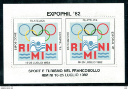 Sport E Turismo Nel Francobollo - Rimini 1982 - Altri & Non Classificati