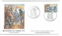 FRANCE / ENVELOPPE FDC 1971 - LE CANNET - Usati