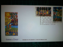 CHILI, Enveloppe FDC Commémorant "America Upaep". Cachet De La Poste Et Cachet Spécial. Année 1995. - Chile