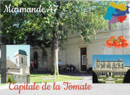 47 MARMANDE - Capitale De La Tomate - Carte Géo Du Lot Et Garonne  - Cpm - Vierge - - Marmande