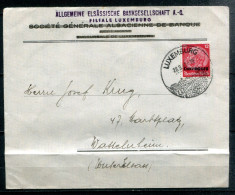 LUXEMBOURG (LUXEMBURG) - 28.8.41 - Lettre Commerciale De LUXEMBURG à WASSELNHEIM (Unterelsass) (WASSELONE) - Occupation 1938-45