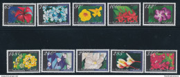 2005 Antille Olandesi - Fiori - Catalogo Yvert N. 1510-19 - 10 Valori - MNH** - Altri & Non Classificati