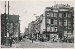 Amsterdam Vijzelstraat Hoek Keizersgracht Voor Afbraak Juni 1926 Levendig Naar Het Zuiden Gezien FOTOKAART     5072 - Amsterdam