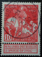 BELGIQUE N°91 Oblitéré - 1910-1911 Caritas