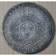 ROYALE FR - Louis XV ECU 1726 B ROUEN P/SUP, Lartdesgents.fr - 1715-1774 Luigi XV Il Beneamato