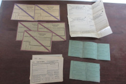 LOT DE MANDAT-CARTES/FICHES DE DEPÔT ET DECLARATIONS DOUANES COLONIES ET UNION FRANCAISE NEUF TTB VOIR SCANS - Andere & Zonder Classificatie