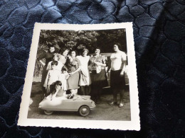 P-660 , Photo De Famile, Automobile, Voiture à Pédales Citroën DS - Cars