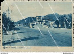 Br634 Cartolina Loano Stazione Ferroviaria 1939 Provincia Di Savona - Savona