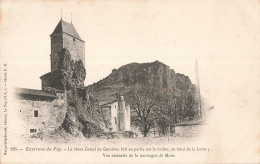 43 Vieux Castel De Gendriac Bati En Partie Sur Le Rocher Au Bord De La Loire , Vue Orientale De La Montagne De Mons CPA - Altri & Non Classificati