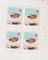 YUGOSLAVIA, 1987  Red Cross Charity Stamp  Proof Bloc Of 4 MNH - Nuovi