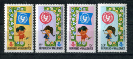 "MALEDIVEN" 1971, Mi. 363-366 "Kinderhilfswerk" ** (B2021) - Malediven (1965-...)