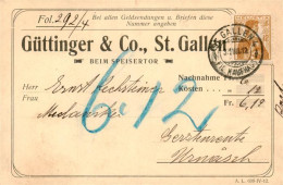 13956082 St_Gallen_SG Korrespondenz Guettinger & Co. - Autres & Non Classés