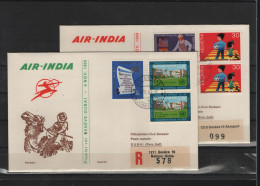 Schweiz Luftpost FFC  Air India 6.9.1969 Genf - Dubai Vv - First Flight Covers