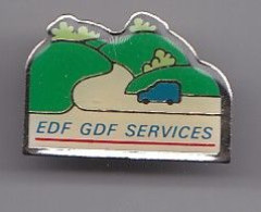 Pin's EDF GDF Services Réf 2080 - EDF GDF