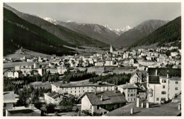 13956027 DAVOS_GR Panorama Mit Kurpark Blick Gegen Piz D'Aela Tinzenhorn Piz Mic - Andere & Zonder Classificatie