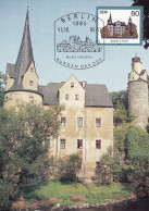 Germania Cartolina Maximum Con Tematica Castelli Tedeschi Della Zona Orientale Castello Di Stein - Schlösser U. Burgen