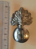 Insigne Métal Pour Casque Français (RF) Avec 2 Pates De Fixation - Headpieces, Headdresses