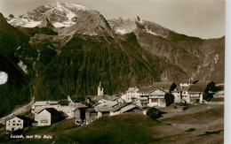 13956015 Latsch_GR Ortsansicht Mit Kirche Blick Gegen Piz Aela - Autres & Non Classés