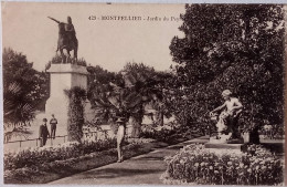 CPA  Circulée 1915, Montpellier - Jardin Du Peyrou   (37) - Montpellier