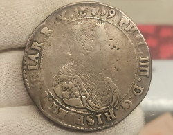 Países Bajos Españoles Ducaton Felipe IV 1639 Km 72.2 Plata - Other & Unclassified