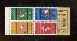 "BUNDESREPUBLIK DEUTSCHLAND" 1972, Markenheftchen Mi. 17 "Olympiade" ** (B2023) - 1971-2000