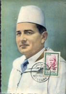 X0534 Morocco, Maximum 1953,  Postmark Tetuan Marruecos,the King Mohammed V. Of Morocco - Marocco (1956-...)