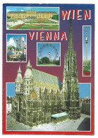 SCHLOSS SCHONBRUNN / HUNDERTWASSER-HAUS, RIESENRAD / STEPHANSDOM, DONAUTURM.- WIEN / VIENA.- ( AUSTRIA ) - Sonstige & Ohne Zuordnung