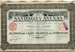 Mexico: MINIÈRE De SANTIAGO Y ANEXAS - Andere & Zonder Classificatie