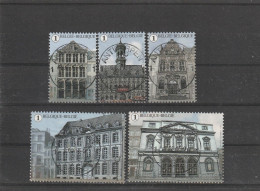 4527/4531 La Grand Place De Mons /Grote Markt Van Bergen Oblit/gestp Centrale - Gebraucht