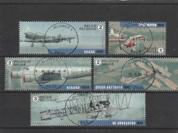 4588/4592 Anciens Avions /Oude Vliegtuigen Oblit/gestp Centrale - Used Stamps