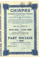 Mexico: CHIAPAS - Compagnie Commerciale D'Outremer - Other & Unclassified