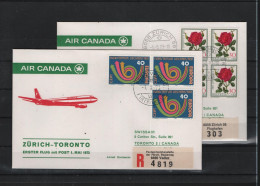 Schweiz Luftpost FFC  Air Canada 1.5.1973 Zürich - Toronto - Primeros Vuelos