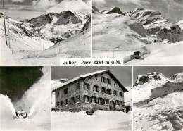 13951939 Julierpasshoehe_2284m_GR Berghaus Julier Panorama Schneefraese - Other & Unclassified