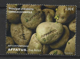 2024  Eve Ariza. Andorran Artist. AFFATUS (oeuvre D'art)  Timbre Neuf ** Haute Faciale (SP) - Unused Stamps