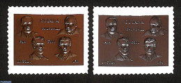 Guyana 1994 Politicians 2v (silver, Gold), Mint NH, History - American Presidents - Churchill - Politicians - Sir Winston Churchill