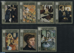Aden 1967 KSiH, Degas Paintings 7v, Mint NH, Performance Art - Various - Circus - Dance & Ballet - Music - Banking And.. - Circo