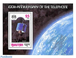 Bhutan 1978 Telephone Centenary S/s, Mint NH, Transport - Space Exploration - Bhoutan