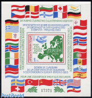 Bulgaria 1983 European Safety Conference S/s, Mint NH, History - Various - Europa Hang-on Issues - Flags - Maps - Ongebruikt