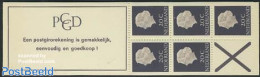 Netherlands 1967 5x20c Booklet, Normal Paper, Text: Een Postgirorek, Mint NH, Stamp Booklets - Neufs
